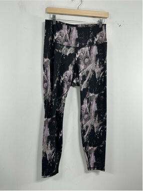 Womans Old Navy Powerpress Go Dry Active Leggings Large Black Pink